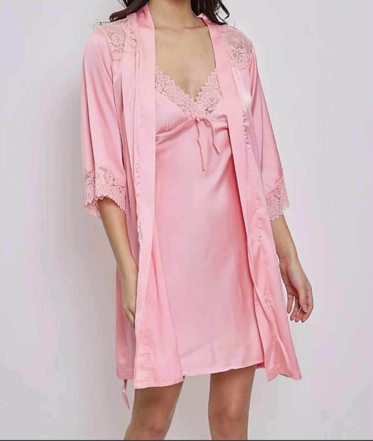 Pyjama dentelle deux pièces