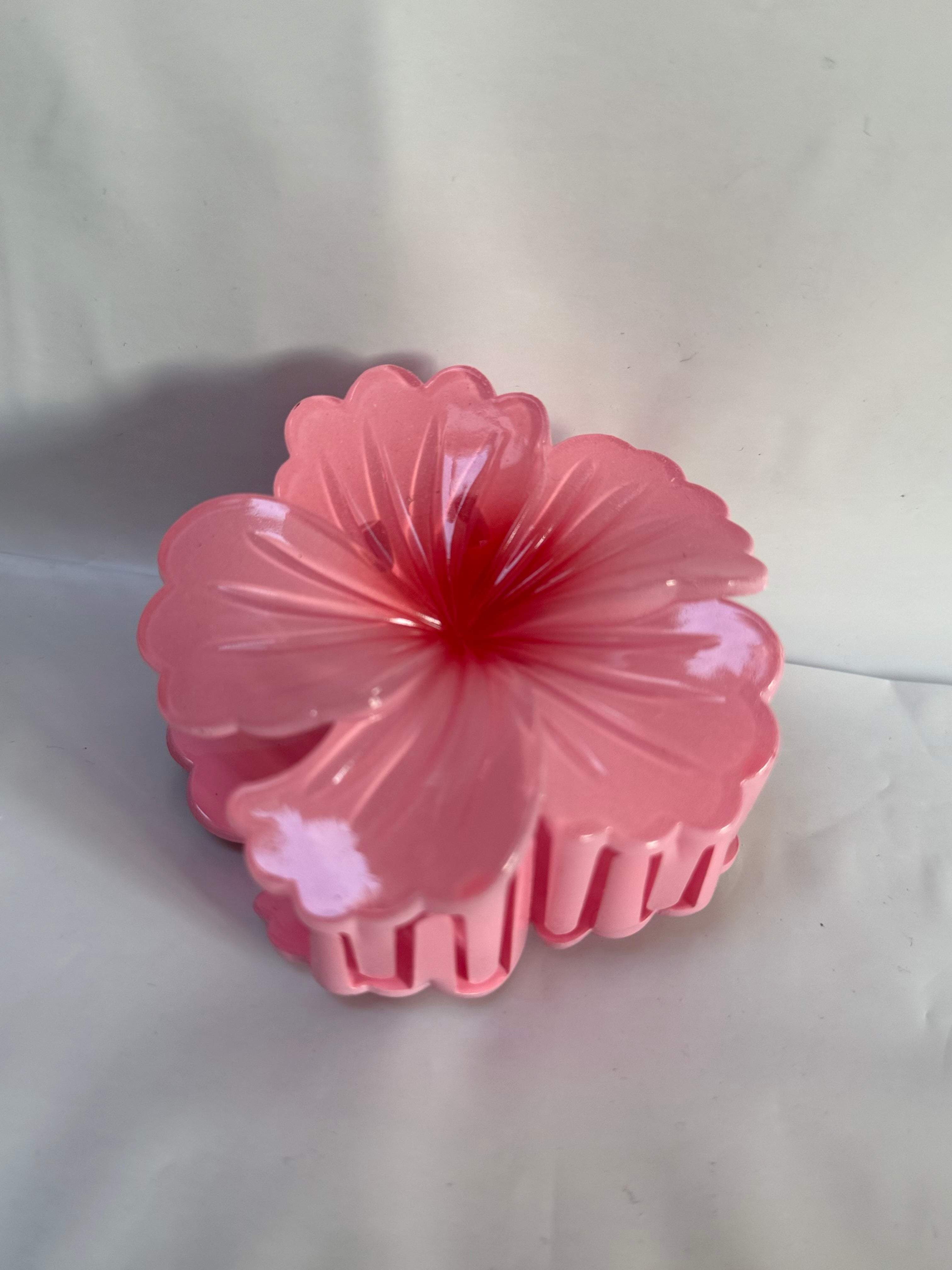 Pince à cheveux fleur (Rose)