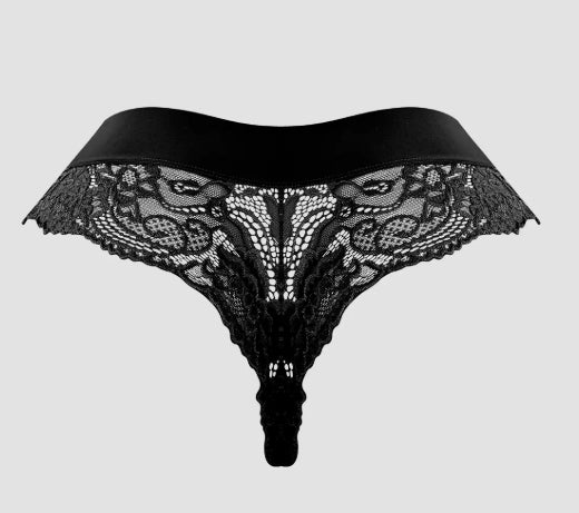 CAITLIN MICRO BANDE DE TAILLE EN DENTELLE ÉCHANCRÉE