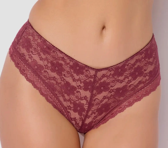 DENTELLE CAITLIN EFFRONTÉE AVEC DOUBLURE EN MAILLE